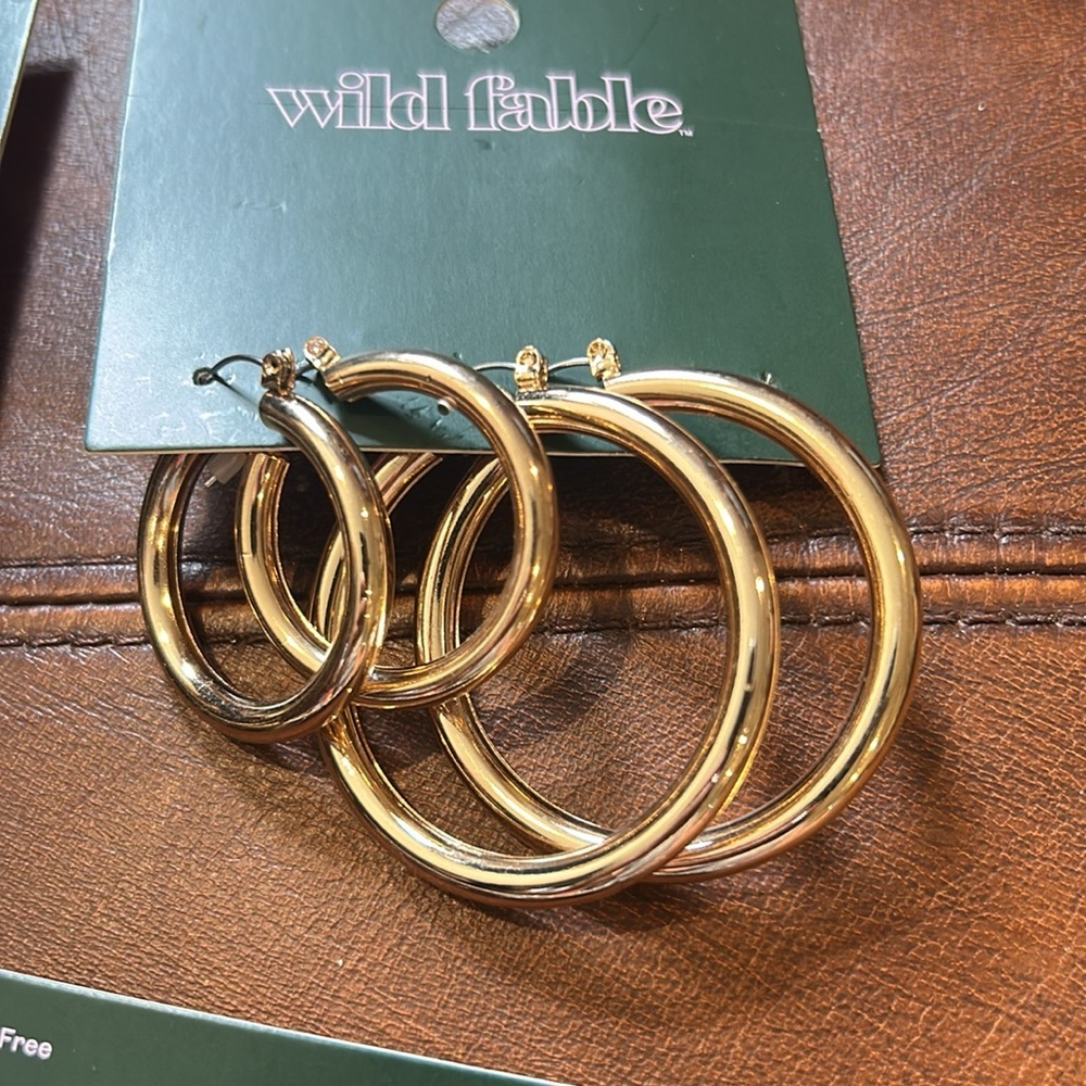 Wild Fable Gold Earring Collection bundle - Picture 5 of 5